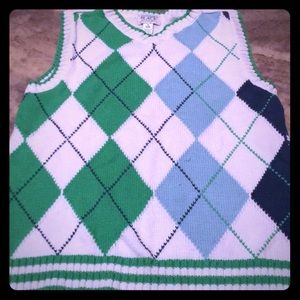 The Children’s Place Green/Blue/white argyle best